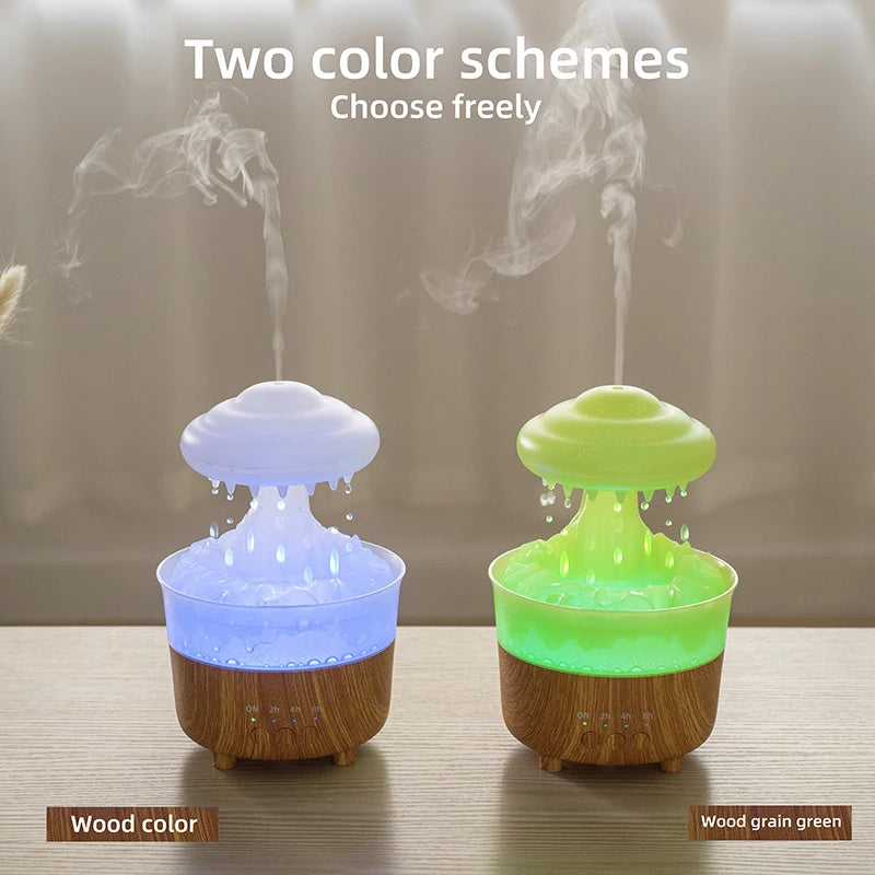 Rain Cloud Night Light Humidifier Essential Oil Diffuser Aromatherapy