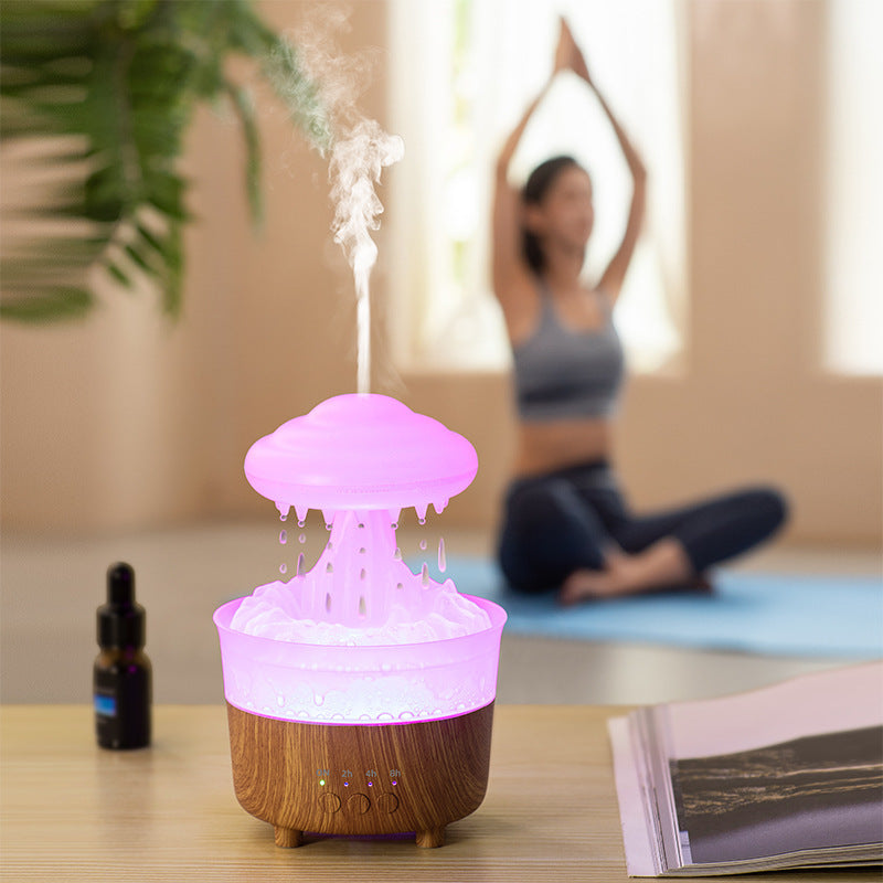 Rain Cloud Night Light Humidifier Essential Oil Diffuser Aromatherapy